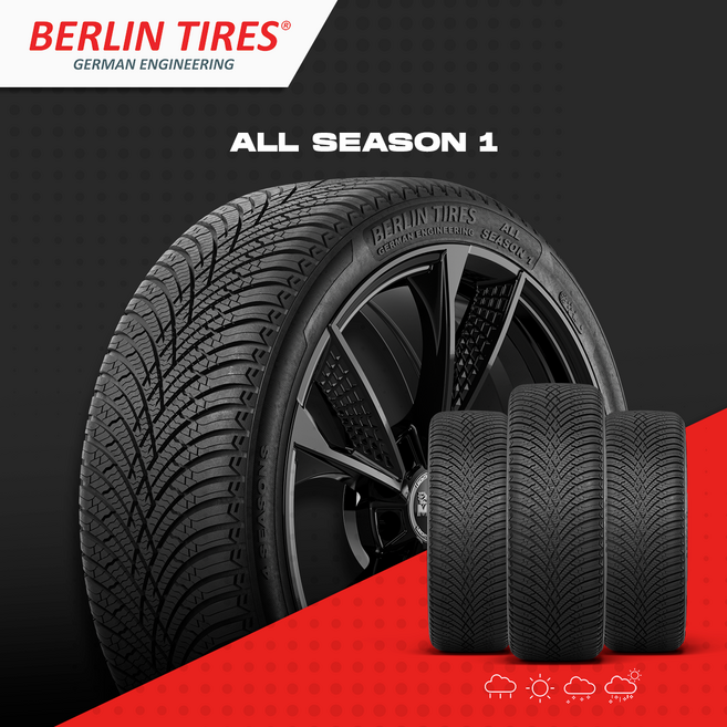 베를린타이어 올시즌1 BERLINTIRES ALLSEASON1 245-45-18 100W 올웨더타이어, 장착 미포함, 1개