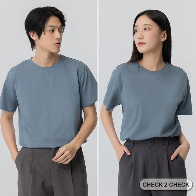 Check2Check-冰磁透涼除臭短T 2.0Check2Check-冰磁透涼除臭短T 2.0, 霧藍,M, 霧藍