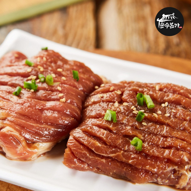 순수본가 한돈 양념왕구이 1kg+1kg+1kg, 1kg, 3개