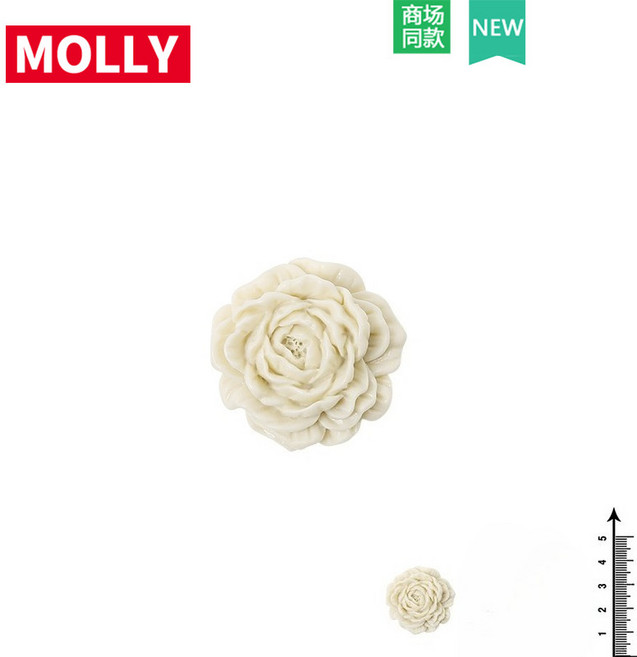 Molly 適用 Crocs 洞洞鞋裝飾配件 花朵造型鞋扣