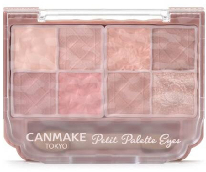 CANMAKE 耀目優雅8色眼影盤, 1個, M03 乳櫻桃乳清乾酪