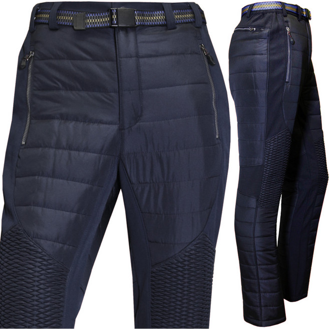 남자 겨울 밴딩 패딩 작업복 방한복 솜 아웃도어 기모 낚시복 골프 라이더 배달 밴드 남성 빅사이즈 바지
