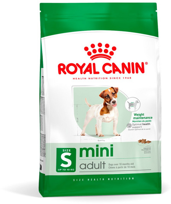 로얄캐닌 미니 어덜트 곡물 기능성 사료, 8kg, 1개