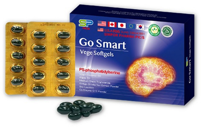 SP Go Smart 護腦素食軟膠囊 PS磷脂醯絲胺酸, 1個