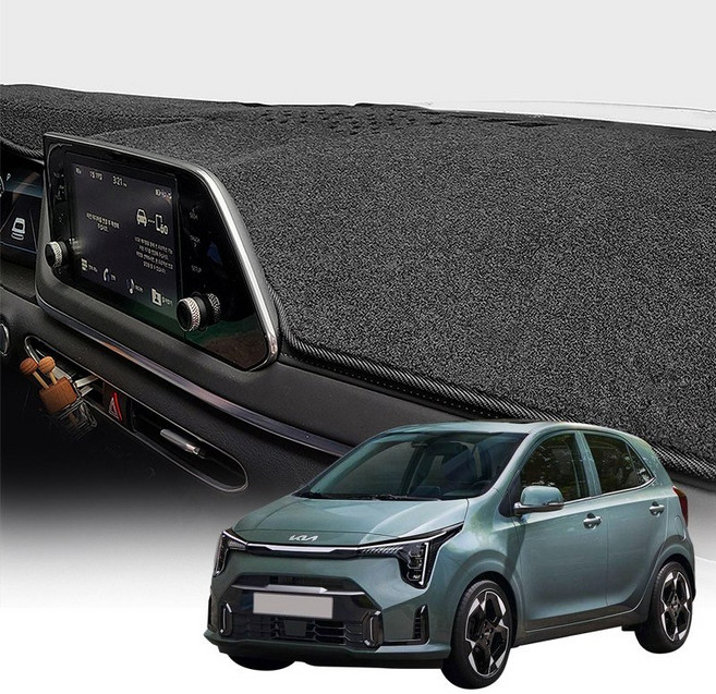 모닝 전차종 논슬립 대쉬보드커버 썬커버 DV, 벨벳, 모닝/뉴모닝(04년2월-10년12월), 사제네비매립