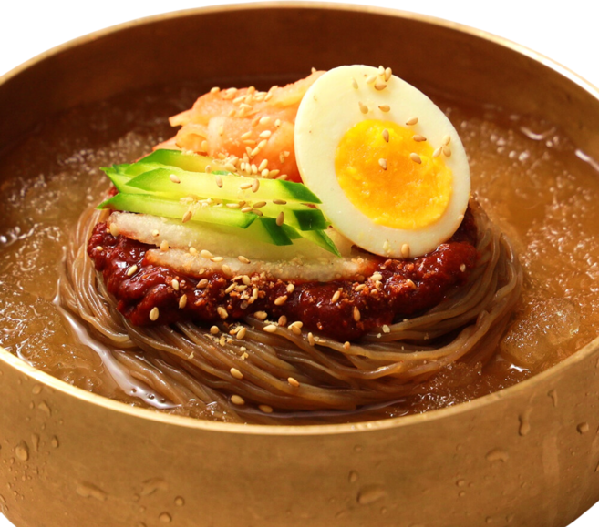 물냉면 냉동냉면 냉면밀키트 냉면세트 냉면사리 냉면육수 2인분 유천냉면, 1세트