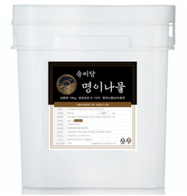 솜씨담 명이나물 명이장아찌 업소용 10kg, 1개