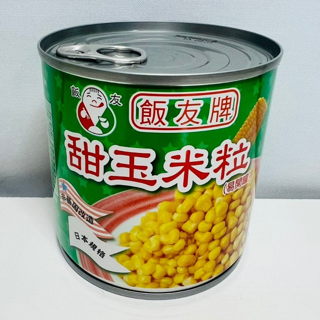 飯友 甜玉米粒, 1個, 易開罐340g（單罐）：實重450g,超商/店到店：限重5kg