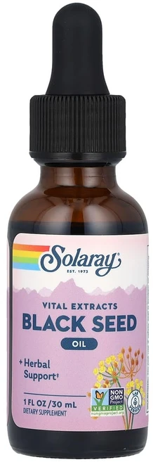 솔라레이 바이탈 추출물 블랙 씨오일 30ml(1fl oz), SOR55688, 1개, 30ml - 쿠팡
