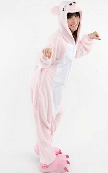 동물 잠옷 코스프레 파티 파자마 극세사