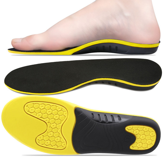 남성 여성 아치 깔창 족저근막염 평발 교정 기능성 신발깔창, 1개