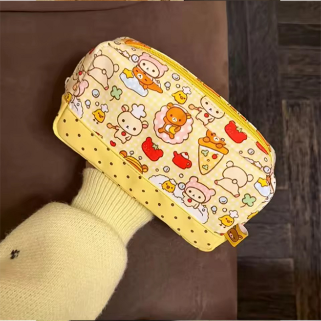 옐상 리락쿠마 패브릭 핸드메이드 파우치 필통 카드지갑 2종, 1개, 필통버전