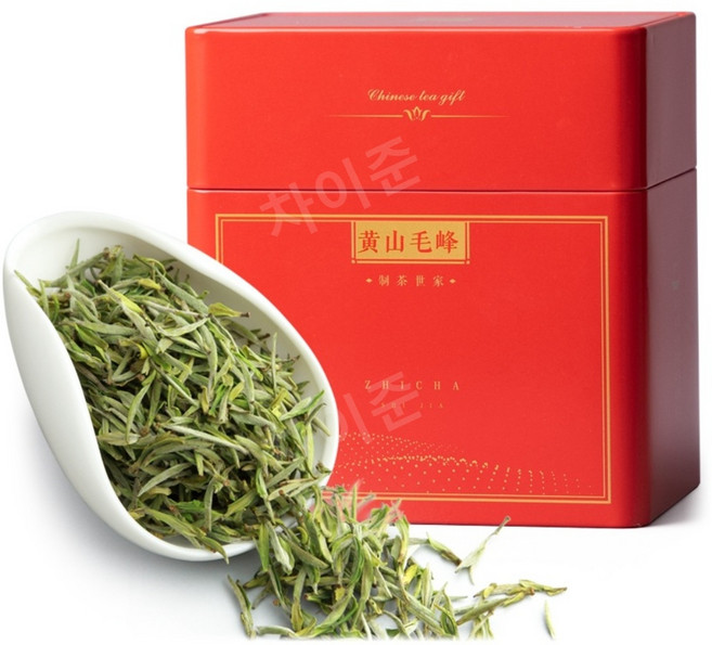 황산모봉 중국 녹차 100g 2023년 전통 고산 명전 특급, 1개입, 1개