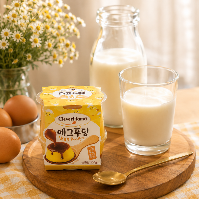 클레버마마 에그푸딩 카라멜, 18개, 100g