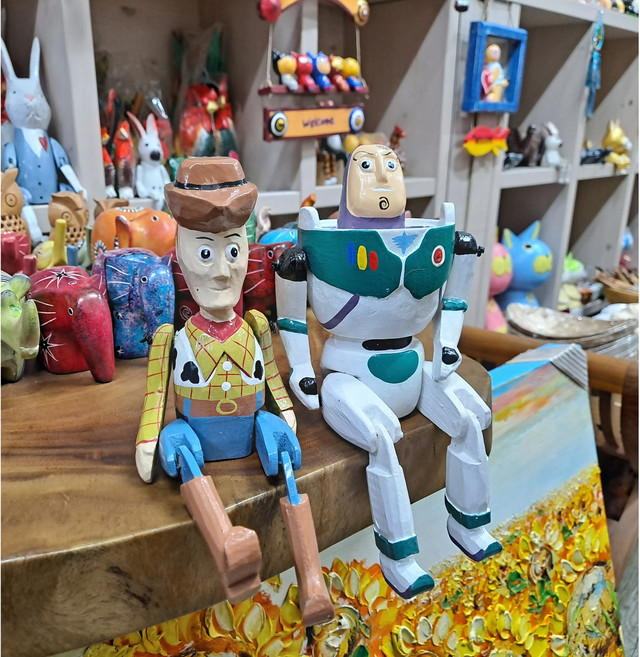 [소품팩토리]캐릭터 목각 관절인형 키덜트 선반장식소품 토이스토리 우디 버즈