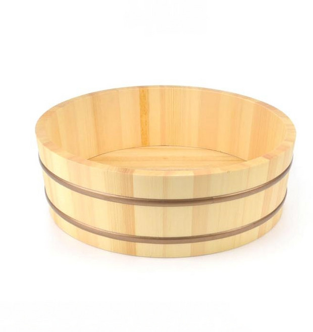 업소용 밥식힘통 초밥 보관통 일식 나무 밥통 초밥통 김밥 식힘통, 1개