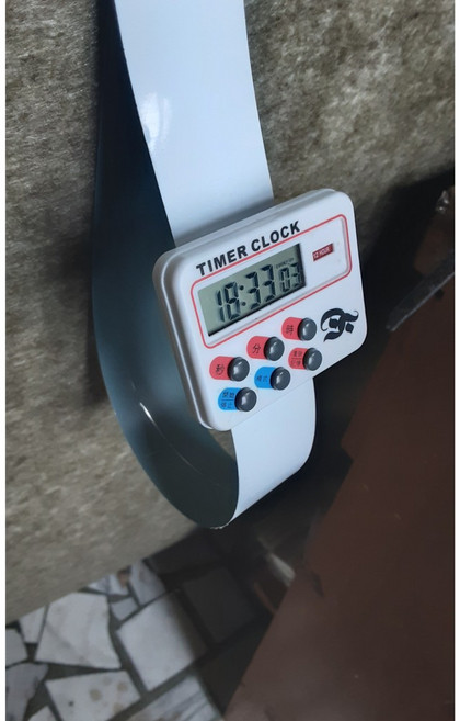 磁鐵支架 - 輕鬆創建明信片/便條/照片展示, 1個, 40mm,白色噴漆鋼板自粘1