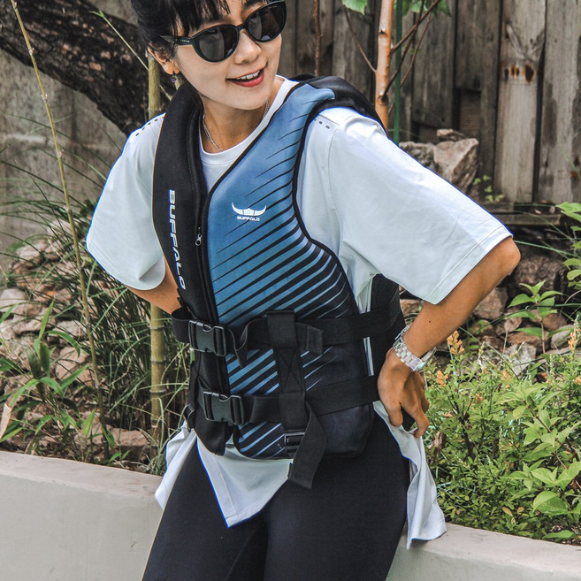 비에프엘 네오프렌 부력보조복 구명조끼 아동 성인 라이프자켓 로다구명조끼, 로다구명조끼_ 딥블랙