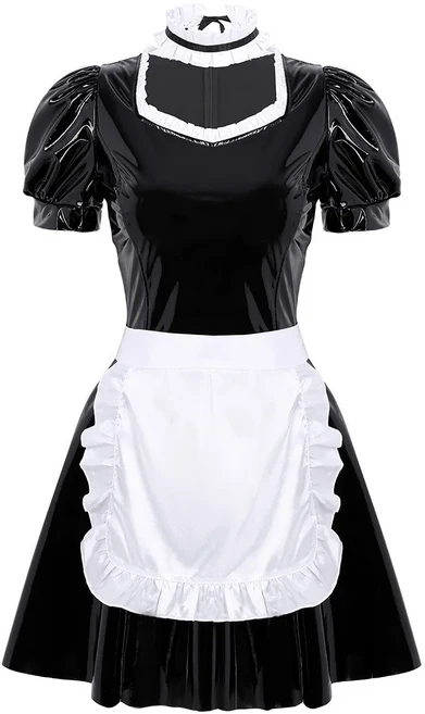 할로윈 의상 쇼 바 공연 프랑스 메이드 복장