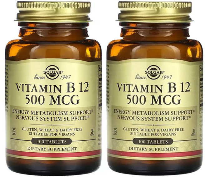 솔가 비타민 B 12 500 mcg 100정 X 3개, 1개