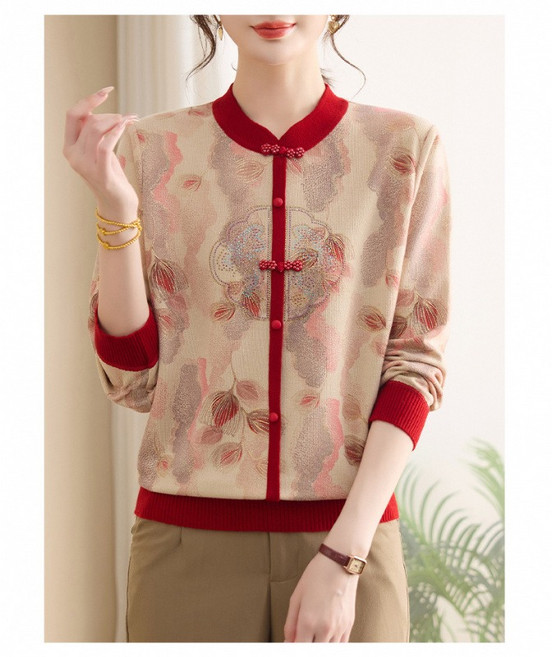 COSYEVNO 여자 스웨터 겨울 모던 캐주얼 컴포트 심플 빈티지 개성 엄마 상의 tzk-10