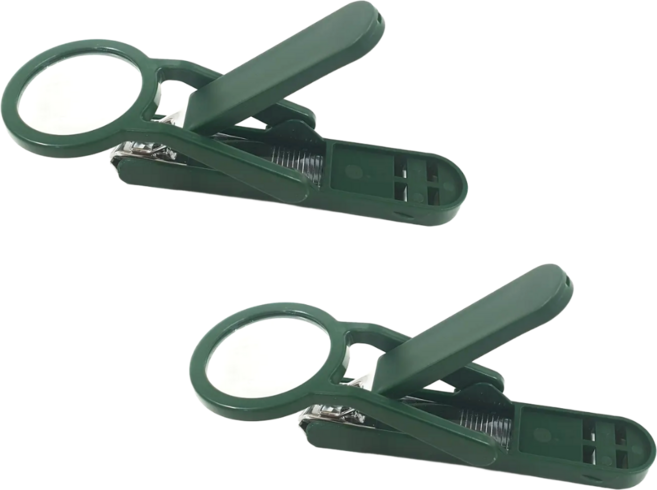 돋보기 손톱깎이 확대경 발톱깍기 1+1, 그린, 2개