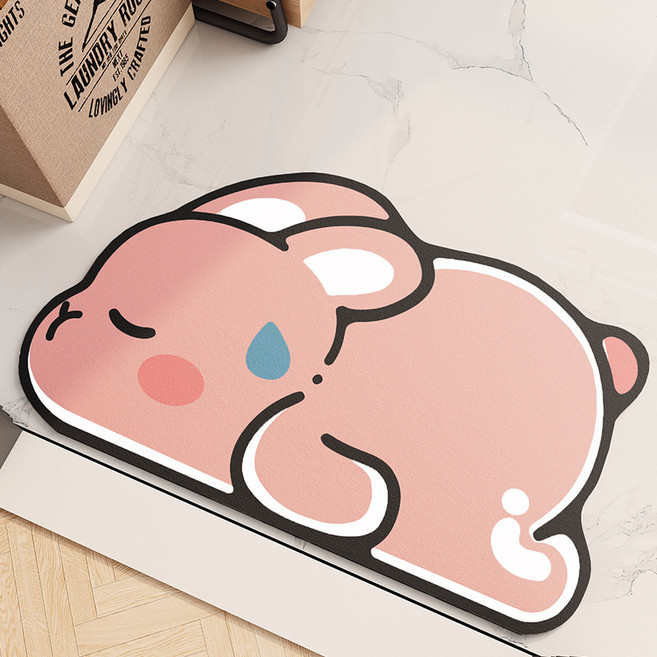 아린드 큐티 규조토 발매트, 핑크, 1개