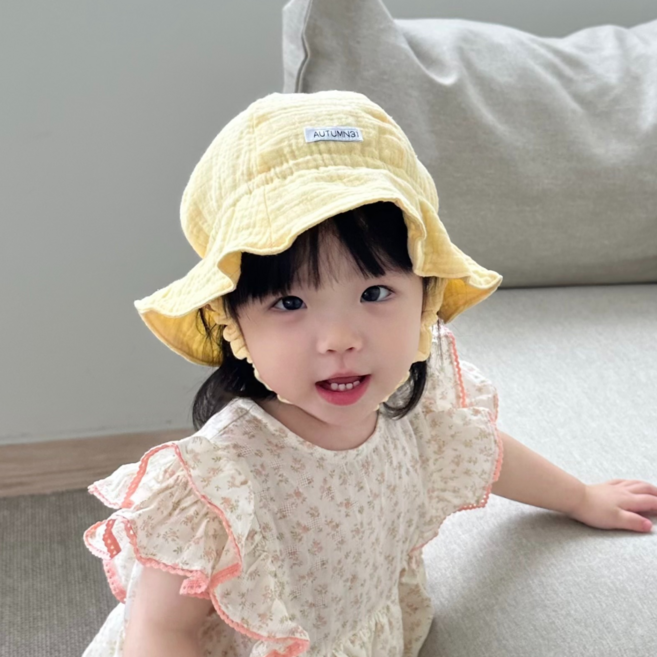 어텀31 아기 거즈햇 벙거지 데일리 모자