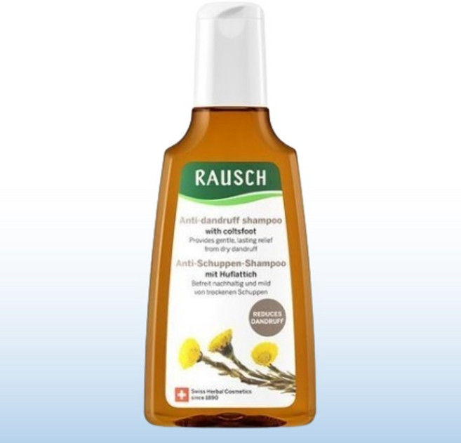 라우쉬 콜츠푸트 안티 댄드러프 비듬삼푸 탈모완화 RAUSCH 실리콘프리 약산성 파라벤프리, 2개, 200ml