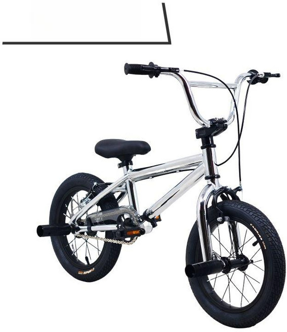 비엠엑스 자전거 BMX자전거 묘기자전거 익스트림 입문용, 1개, 1cm, 플래이팅 블랙