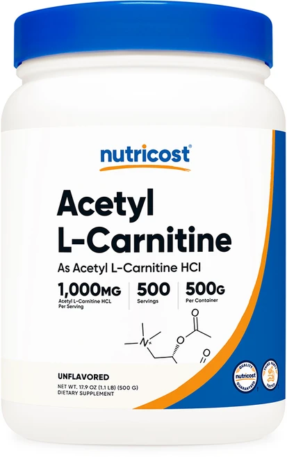뉴트리코스트 아세틸 L-카르니틴 파우더 500g 무맛, 1개 - 쿠팡