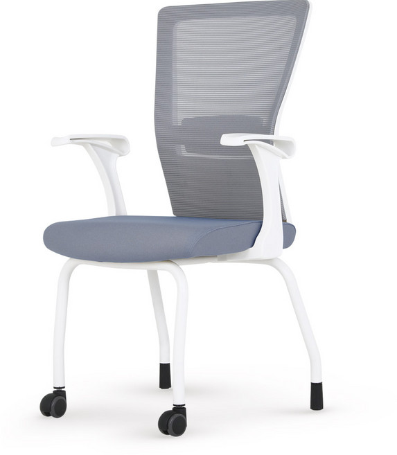 린백토리 회의용 회의실 사무실 학생 공부 컴퓨터 책상 팔걸이 바퀴 없는 허리 편한 메쉬의자 LTC13S, 그레이, 팔걸이 O