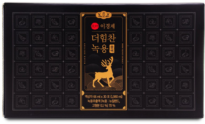 [본사운영] 시즌 7 이경제 더힘찬 녹용 블랙, 66ml, 30개