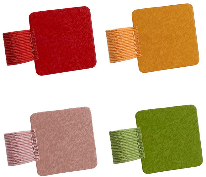 바이유즈 다이어리 펜꽂이 스티커, 4개, 컬러풀