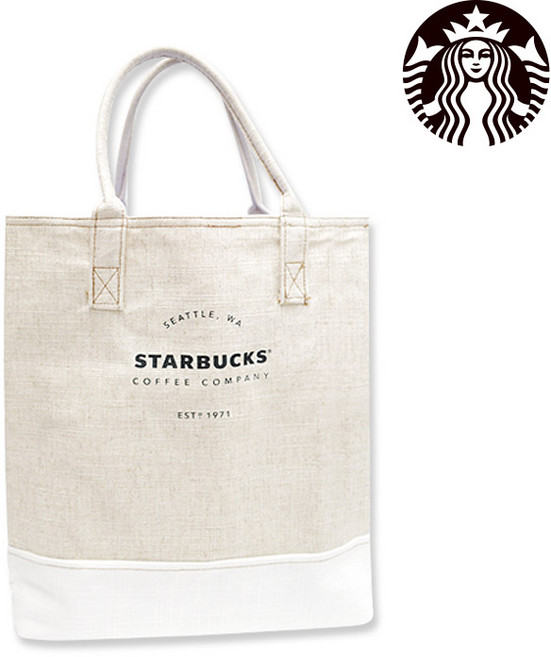 [100%정품]태국 스타벅스 시애틀 네이처 토트백