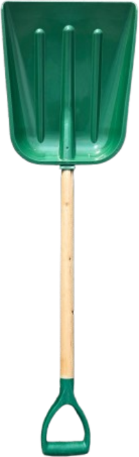 눈삽 P삽 제설작업 넉가래 눈치우는삽 다용도삽 골프장, 초록, 1개