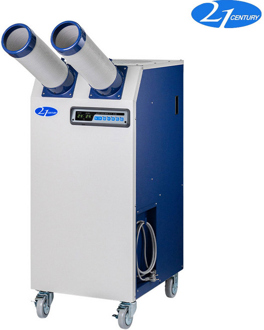 21센추리 국내생산 산업용 이동식 에어컨 2구 코끼리 실외기일체형 야외 공장 창고, CSC-4100A