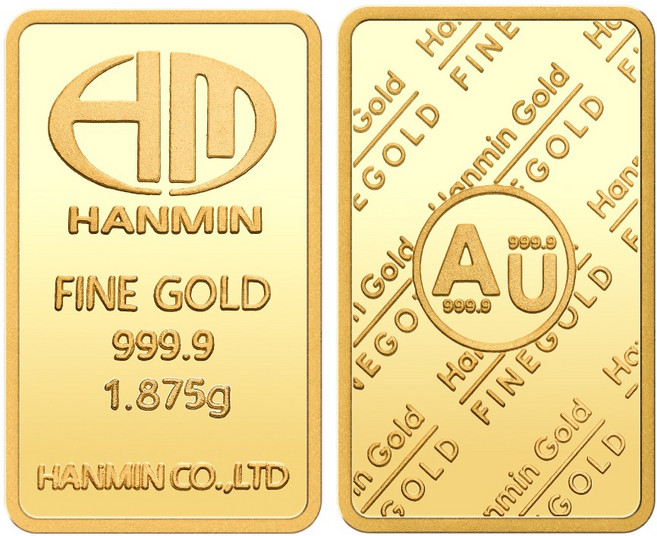 [한민골드한민금거래소]골드바 24K 순금 1.875g