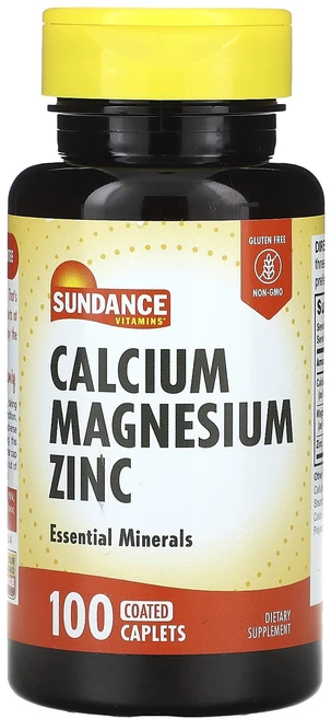 Sundance Vitamins 칼슘 마그네슘 아연 코팅 정제 100정, Sundance Vitamins 칼슘 마그..., 1개 - 쿠팡