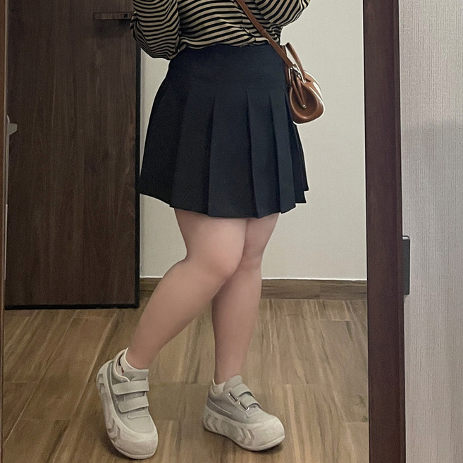 빅사이즈 스커트 여성 데일리룩 가을 긴 치마 하객룩 오피스룩