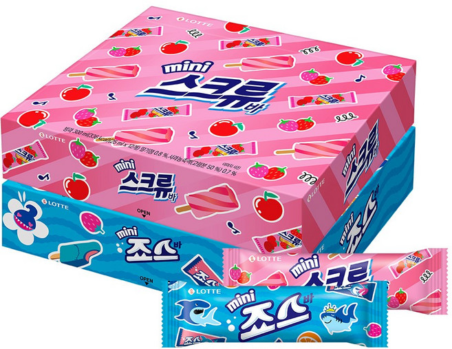 스크류바 미니 300ml x1개 + 죠스바 미니 300ml x1개, 1세트, 600ml