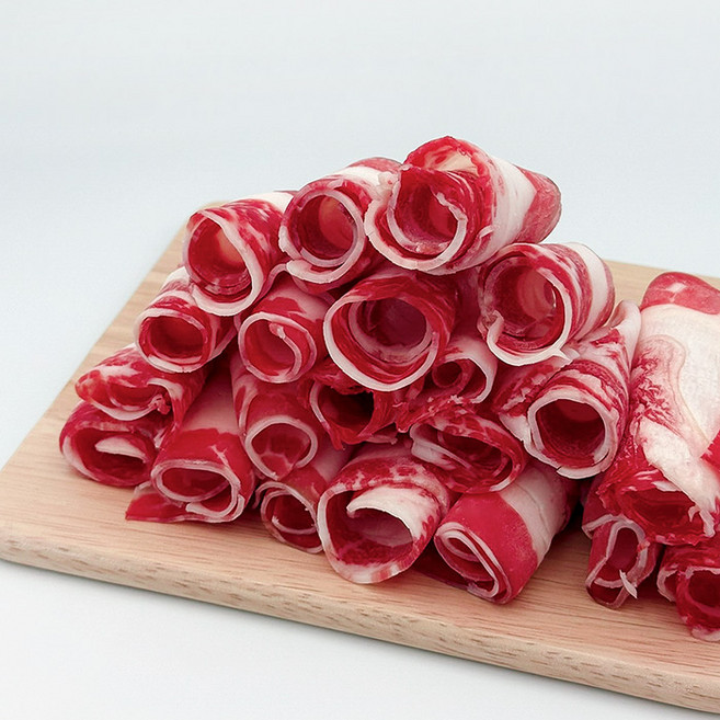 횡성축협한우 1등급 우삼겹 대패 우양지 냉동, 2개, 600g