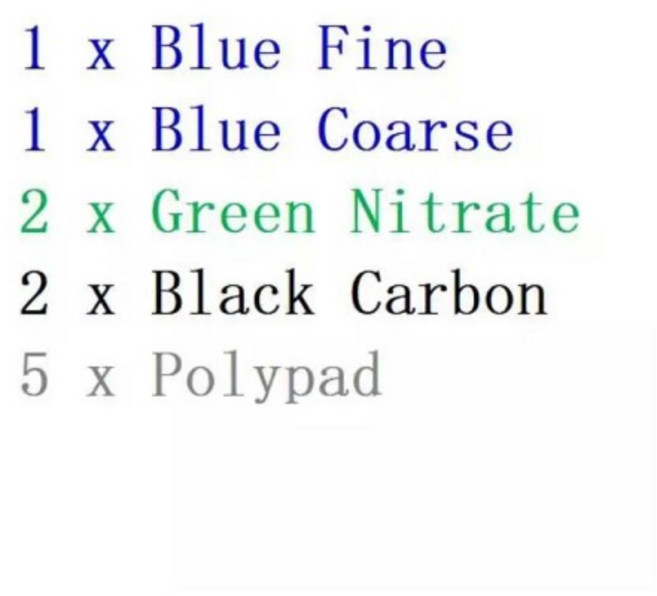 Juwel CopactBioow 3.0용 호환 수족관 필터 스펀지 (1 미세 1 거친 2 탄소 질산염 5 폴리), [01] 1 Set