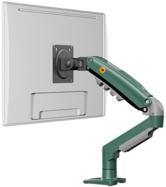 (노스바유) 클램프형 싱글 가스스프링 모니터암 NB F80 (올리브 그린) ▶ (17-30형) ◀, 올리브 그린, 1개