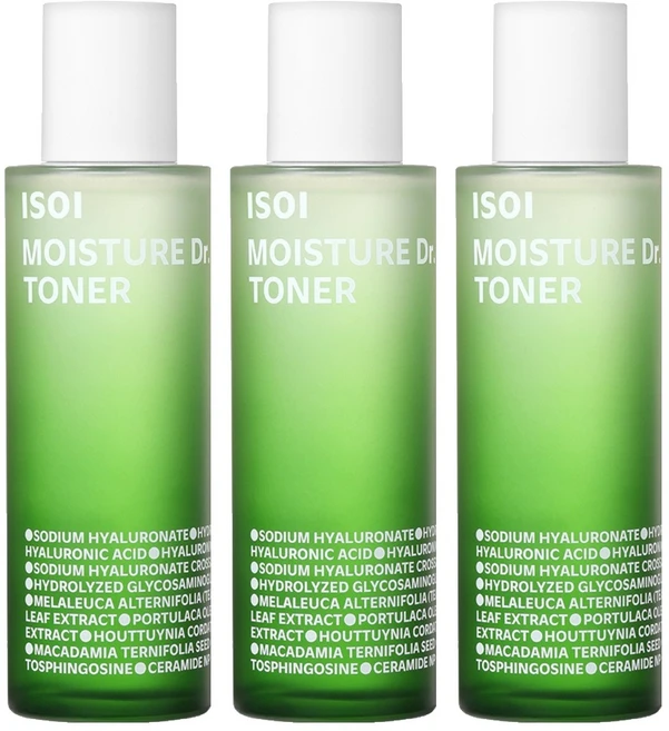 아이소이 모이스춰 닥터 장수진 수분 토너, 130ml, 3개 - 쿠팡