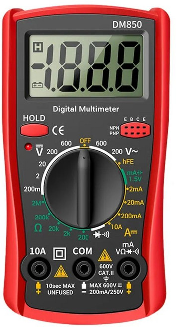 초정밀 디지털 멀티 테스터기 ANENG DM850 메타기, 1개