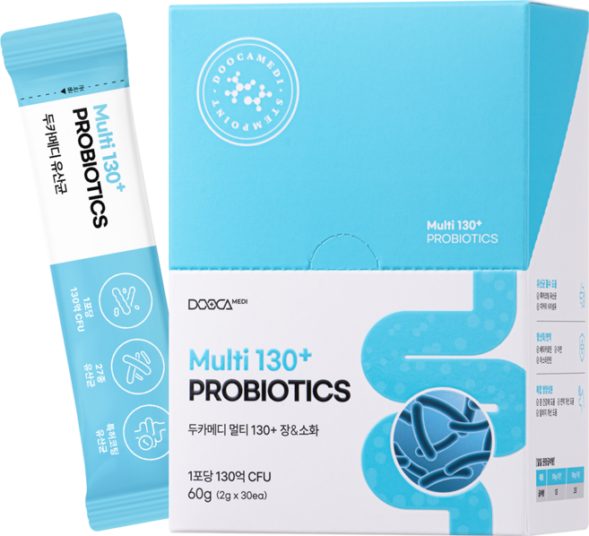 두카메디 멀티130+ 프로바이오틱스 유산균 강아지 유산균 고양이 유산균, 간+장건강, 1개