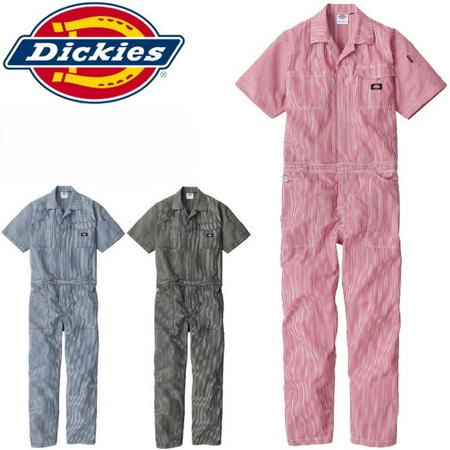 해외 구매대행 디키즈 남녀공용 작업복 반팔 점프수트 3컬러 D-7102 일본발송