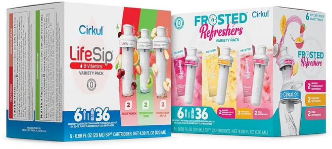 Cirkul 써큘 미스터비스트물병 카트리지 12팩 세트