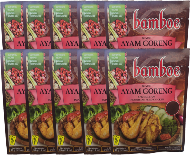 밤보에 아얌 고렝 (Bambooe Ayam Goreng) 33g, 10개